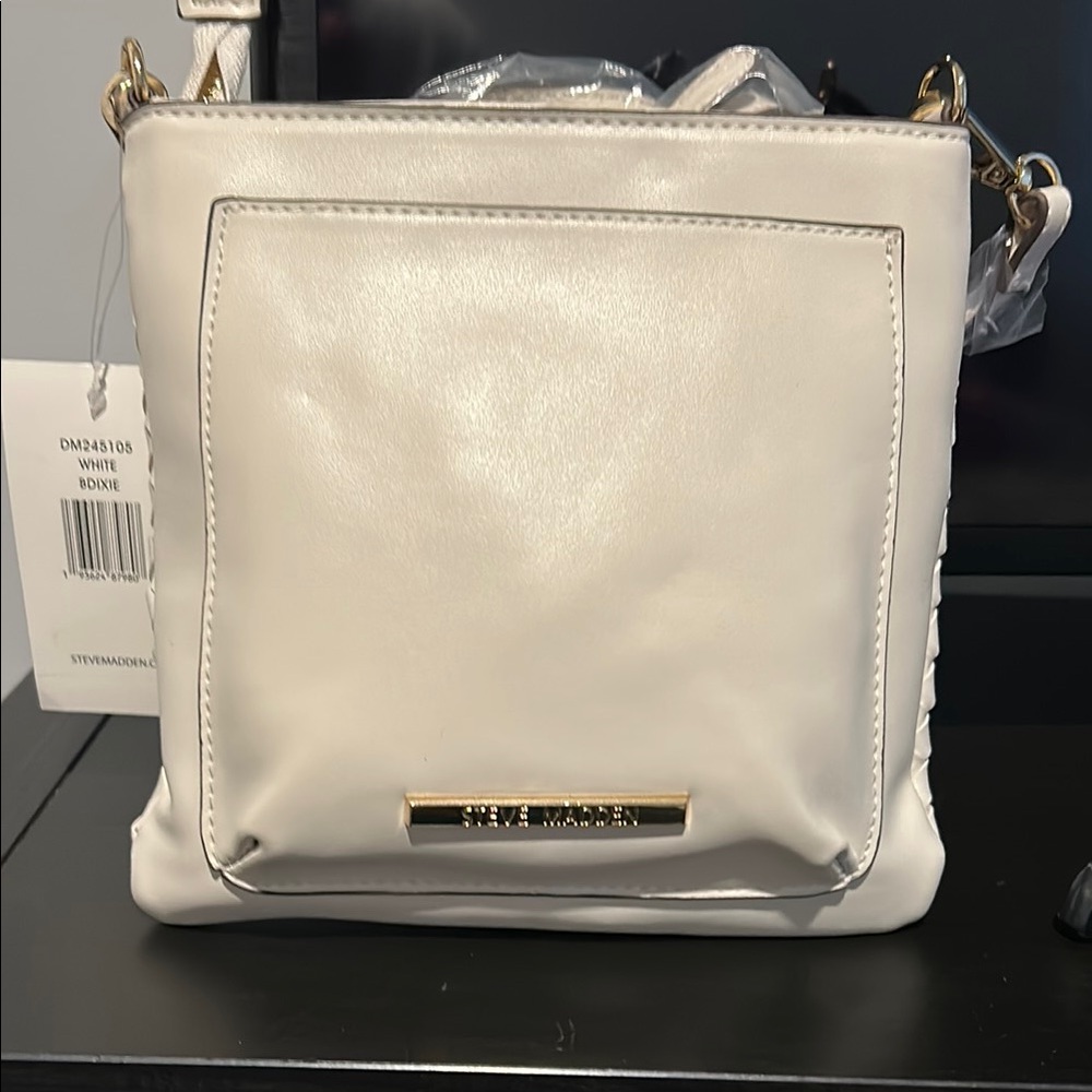 Steve Madden Cream Crossbody Bag